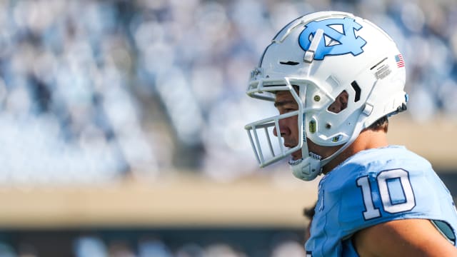 UNC football quarterback Drake Maye